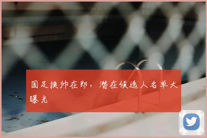 国足换帅在即，潜在候选人名单大曝光