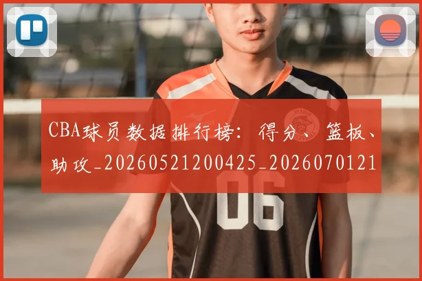 CBA球员数据排行榜：得分、篮板、助攻_20260521200425_20260701211514